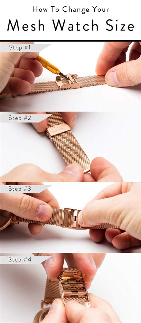 adjusting michael kors watch band|mesh watch bands adjustable.